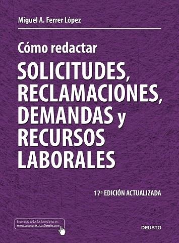 COMO REDACTAR SOLICITUDES,RECLAMACIONES...(17ºED/2010) | 9788423427710 | FERRER LOPEZ,MIGUEL A | Llibreria Geli - Llibreria Online de Girona - Comprar llibres en català i castellà