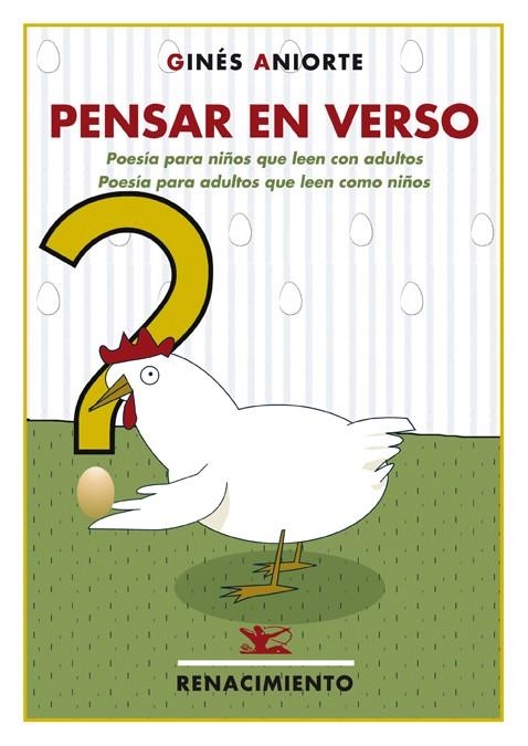 PENSAR EN VERSO | 9788484725091 | ANIORTE,GINES | Llibreria Geli - Llibreria Online de Girona - Comprar llibres en català i castellà