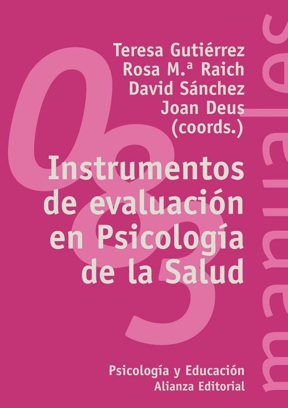 INSTRUMENTOS DE EVALUACION EN PSICOLOGIA DE LA SALUD | 9788420641690 | GUTIERREZ,TERESA/AAVV | Llibreria Geli - Llibreria Online de Girona - Comprar llibres en català i castellà