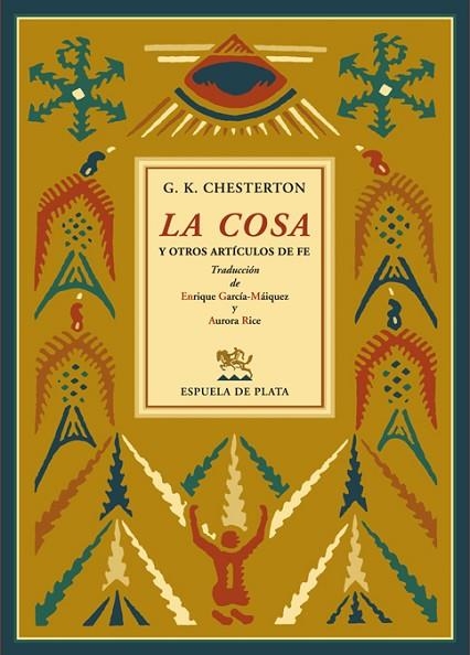 LA COSA Y OTROS ARTICULOS DE FE | 9788496956988 | CHESTERTON,G.K. | Llibreria Geli - Llibreria Online de Girona - Comprar llibres en català i castellà