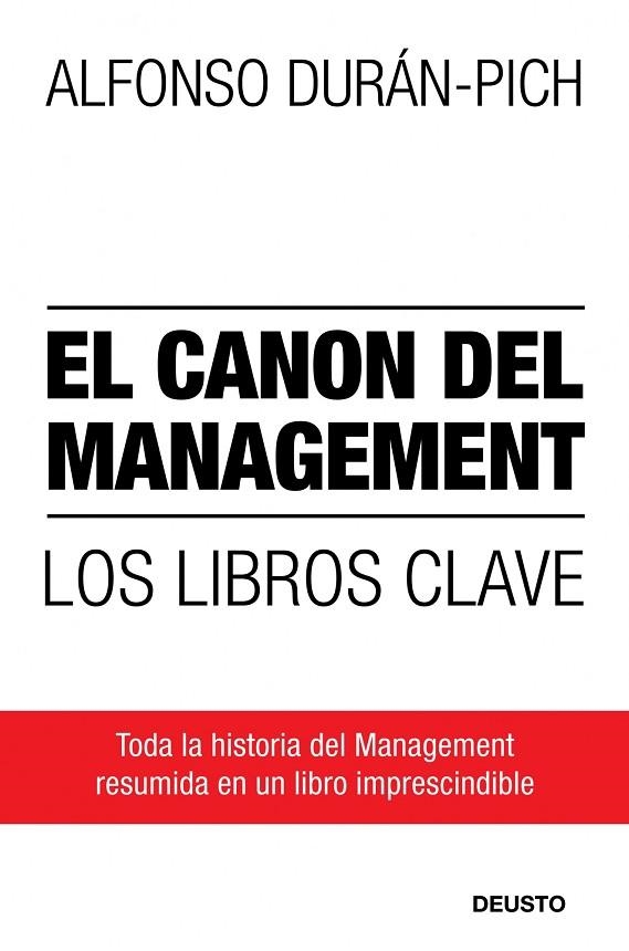 EL CANON DEL MANAGEMENT | 9788423427857 | DURAN PICH,ALFONSO | Llibreria Geli - Llibreria Online de Girona - Comprar llibres en català i castellà