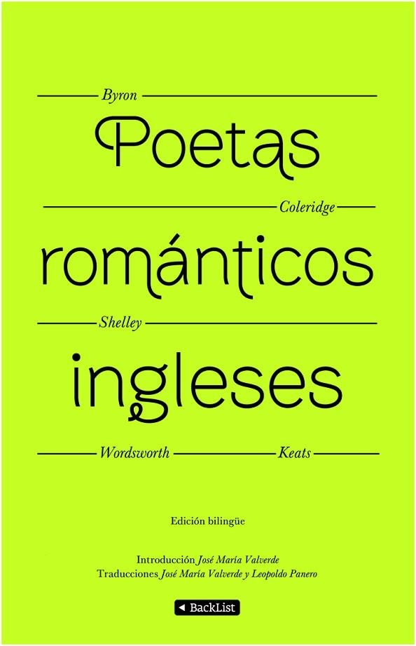 POETAS ROMANTICOS INGLESES (ED.BILINGUE CAST-ANG) | 9788408094388 | BYRON/COLERIDGE/SHELLEY/KEATS,WORDSWORTH | Llibreria Geli - Llibreria Online de Girona - Comprar llibres en català i castellà