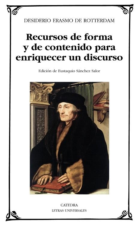 RECURSOS DE FORMA Y DE CONTENIDO PARA ENRIQUECER UN DISCURSO | 9788437627601 | DE ROTTERDAM,ERASMO | Llibreria Geli - Llibreria Online de Girona - Comprar llibres en català i castellà