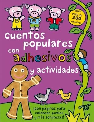 CUENTOS POPULARES CON ADHESIVOS Y ACTIVIDADES | 9788424637552 | Llibreria Geli - Llibreria Online de Girona - Comprar llibres en català i castellà