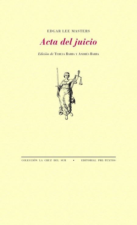 ACTA DEL JUICIO | 9788492913756 | LEE MASTERS,EDGAR | Llibreria Geli - Llibreria Online de Girona - Comprar llibres en català i castellà