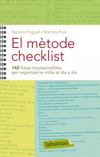 EL METODE CHECKLIST | 9788499303581 | MARTINA ROS/NATALIA FOGUET | Llibreria Geli - Llibreria Online de Girona - Comprar llibres en català i castellà