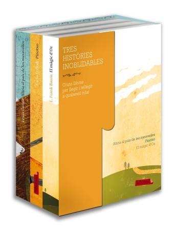 TRES HISTORIES INOBLIDABLES(ALICIA...,PINOTXO,EL MAGIC D'OZ) | 9788499304038 | CARROLL/COLLODI/BAUM | Llibreria Geli - Llibreria Online de Girona - Comprar llibres en català i castellà