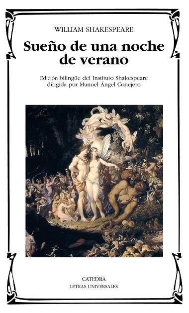 SUEÑO DE UNA NOCHE DE VERANO(ED.BILINGÜE DEL INSTITUTO SHAKESPEARE DIRIGIDA POR MANUEL ÁNGEL CONEJERO) | 9788437629636 | SHAKESPEARE,WILLIAM | Llibreria Geli - Llibreria Online de Girona - Comprar llibres en català i castellà