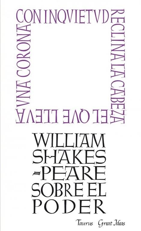 SOBRE EL PODER | 9788430600274 | SHAKESPEARE,WILLIAM | Llibreria Geli - Llibreria Online de Girona - Comprar llibres en català i castellà