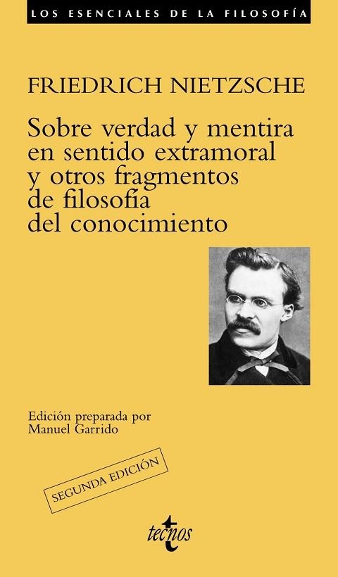 SOBRE VERDAD Y MENTIRA EN SENTIDO EXTRAMORAL Y OTROS FRAGMENTOS DE FILOSOFÍA DEL CONOCIMIENTO | 9788430954858 | NIETZSCHE,FRIEDRICH | Libreria Geli - Librería Online de Girona - Comprar libros en catalán y castellano