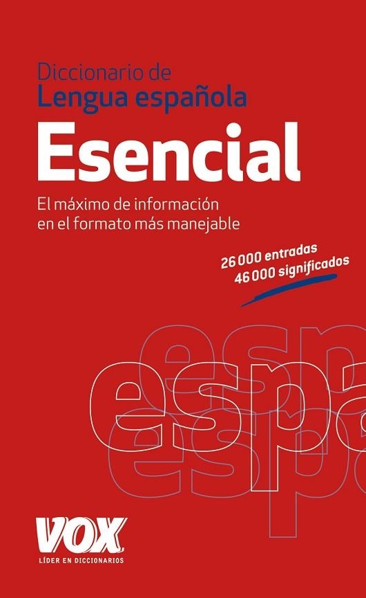 DICCIONARIO ESENCIAL DE LA LENGUA ESPAÑOLA | 9788499740331 | Llibreria Geli - Llibreria Online de Girona - Comprar llibres en català i castellà