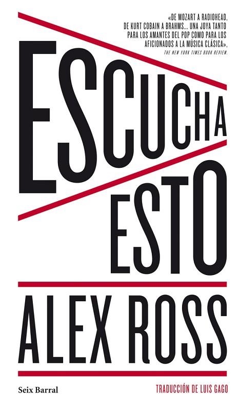 ESCUCHA ESTO | 9788432209475 | ROSS,ALEX | Libreria Geli - Librería Online de Girona - Comprar libros en catalán y castellano