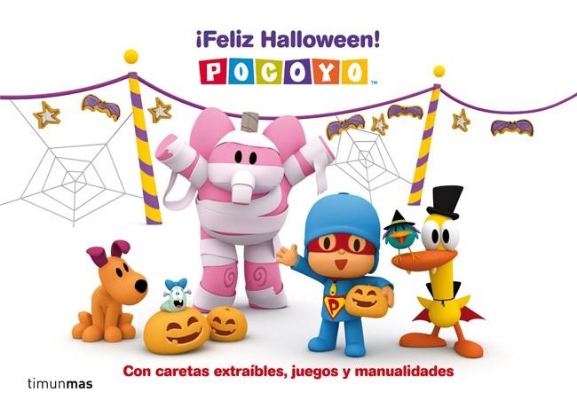 POCOYÓ.¡FELIZ HALLOWEEN! CON CARETAS EXTRAÍBLES,JUEGOS Y MANUALIDADES | 9788408008019 | Llibreria Geli - Llibreria Online de Girona - Comprar llibres en català i castellà