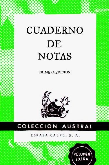 CUADERNO DE NOTAS (VERD-PETIT) | 9788467008395 | ESPASA CALPE | Llibreria Geli - Llibreria Online de Girona - Comprar llibres en català i castellà