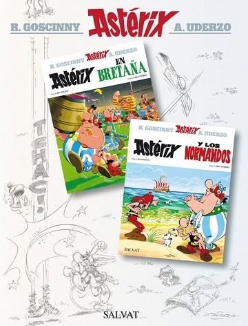 ASTÉRIX EN BRETAÑA Y ASTÉRIX Y LOS NORMANDOS. ÁLBUM DOBLE ED.2012 | 9788421688601 | GOSCINNY,RENÉ | Llibreria Geli - Llibreria Online de Girona - Comprar llibres en català i castellà