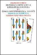 HISTORIA Y CRITICA DE LA LITERATURA ESPAÑOLA-8/1(SUPLEMENTO) | 9788474237818 | RICO,FRANCISCO | Llibreria Geli - Llibreria Online de Girona - Comprar llibres en català i castellà