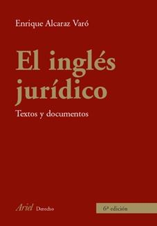 EL INGLES JURIDICO | 9788434456006 | VARO ALACARAZ,ENRIQUE | Llibreria Geli - Llibreria Online de Girona - Comprar llibres en català i castellà