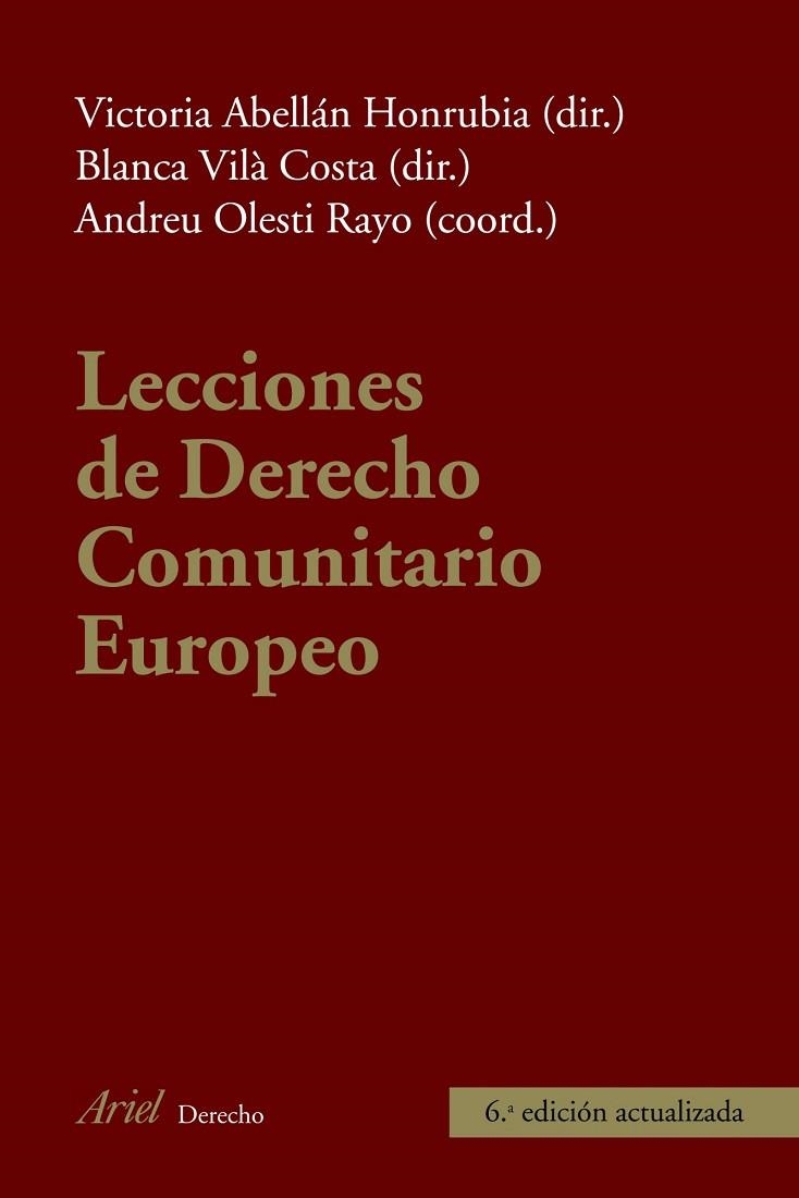 LECCIONES DE DERECHO COMUNITARIO EUROPEO(EDICION 2011) | 9788434469655 | ABELLAN,VICTORIA/COSTA, | Llibreria Geli - Llibreria Online de Girona - Comprar llibres en català i castellà