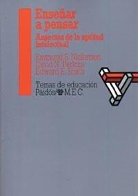 ENSEÑAR A PENSAR.ASPECTOS DE LA APTITUD... | 9788475094526 | NICKERSON,RAYMOND S./PERKINS,DAVID N. | Llibreria Geli - Llibreria Online de Girona - Comprar llibres en català i castellà