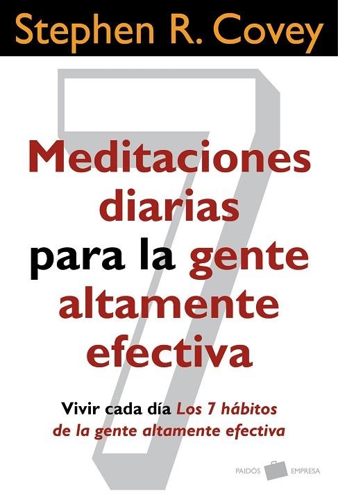 MEDITACIONES DIARIAS PARA LA GENTE ALTAMENTE EFECTIVA | 9788449327131 | COVEY,STEPHEN R.  | Libreria Geli - Librería Online de Girona - Comprar libros en catalán y castellano