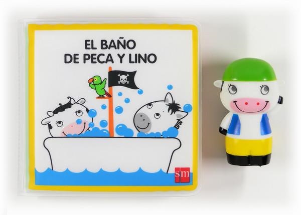 EL BAÑO DE PECA Y LINO (LLIBRE PEL BANY + NINOT) | 9788467556568 | Llibreria Geli - Llibreria Online de Girona - Comprar llibres en català i castellà