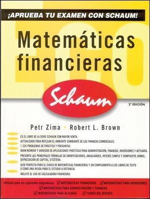 MATEMATICAS FINANCIERAS SHAUM | 9789701054987 | ZIMA,P | Llibreria Geli - Llibreria Online de Girona - Comprar llibres en català i castellà