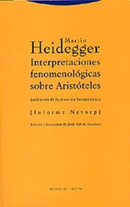 INTERPRETACIONES FENOMENOLOGICAS SOBRE ARISTOTELES | 9788481645521 | HEIDEGGER,MARTIN | Llibreria Geli - Llibreria Online de Girona - Comprar llibres en català i castellà