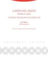 CARTAS DEL ADIOS Y OTROS TRATADOS FILOSOFICOS | 9788481647914 | AVEMPACE | Llibreria Geli - Llibreria Online de Girona - Comprar llibres en català i castellà