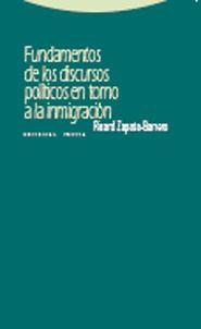 FUNDAMENTOS DE DISCURSOS POLITICOS EN TORNO A LA INMIGRACION | 9788498790214 | ZAPATA BARRERO,RICARD | Llibreria Geli - Llibreria Online de Girona - Comprar llibres en català i castellà