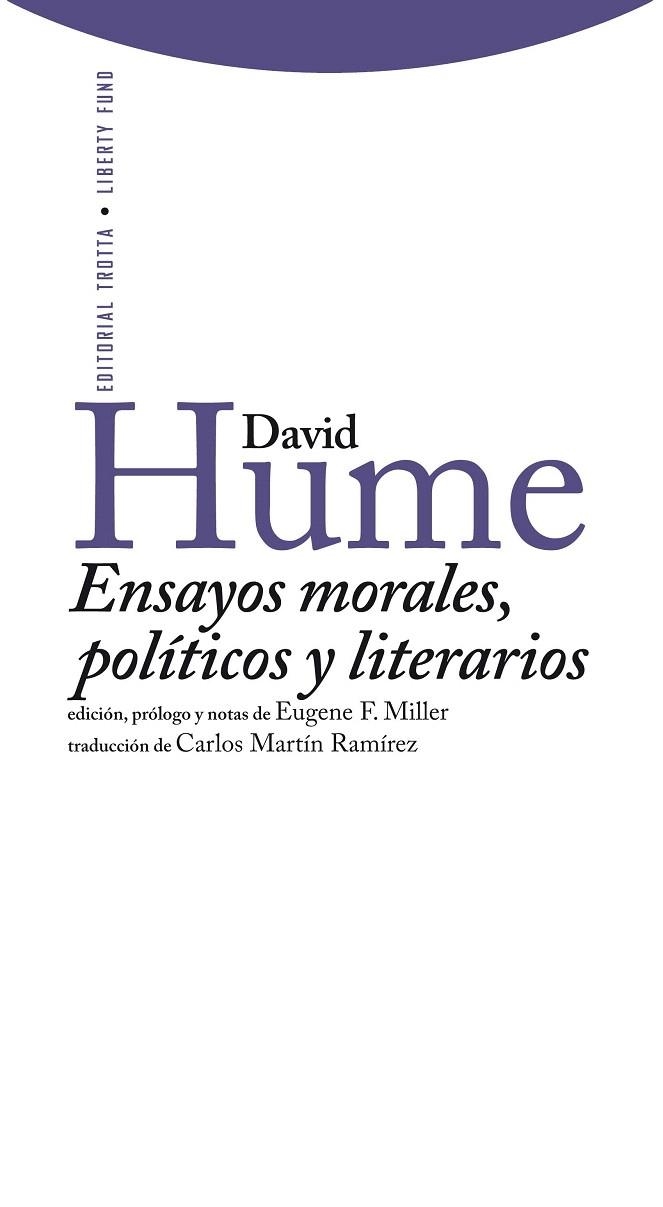 ENSAYOS MORALES,POLITICOS Y LITERARIOS | 9788498791693 | HUME,DAVID | Llibreria Geli - Llibreria Online de Girona - Comprar llibres en català i castellà