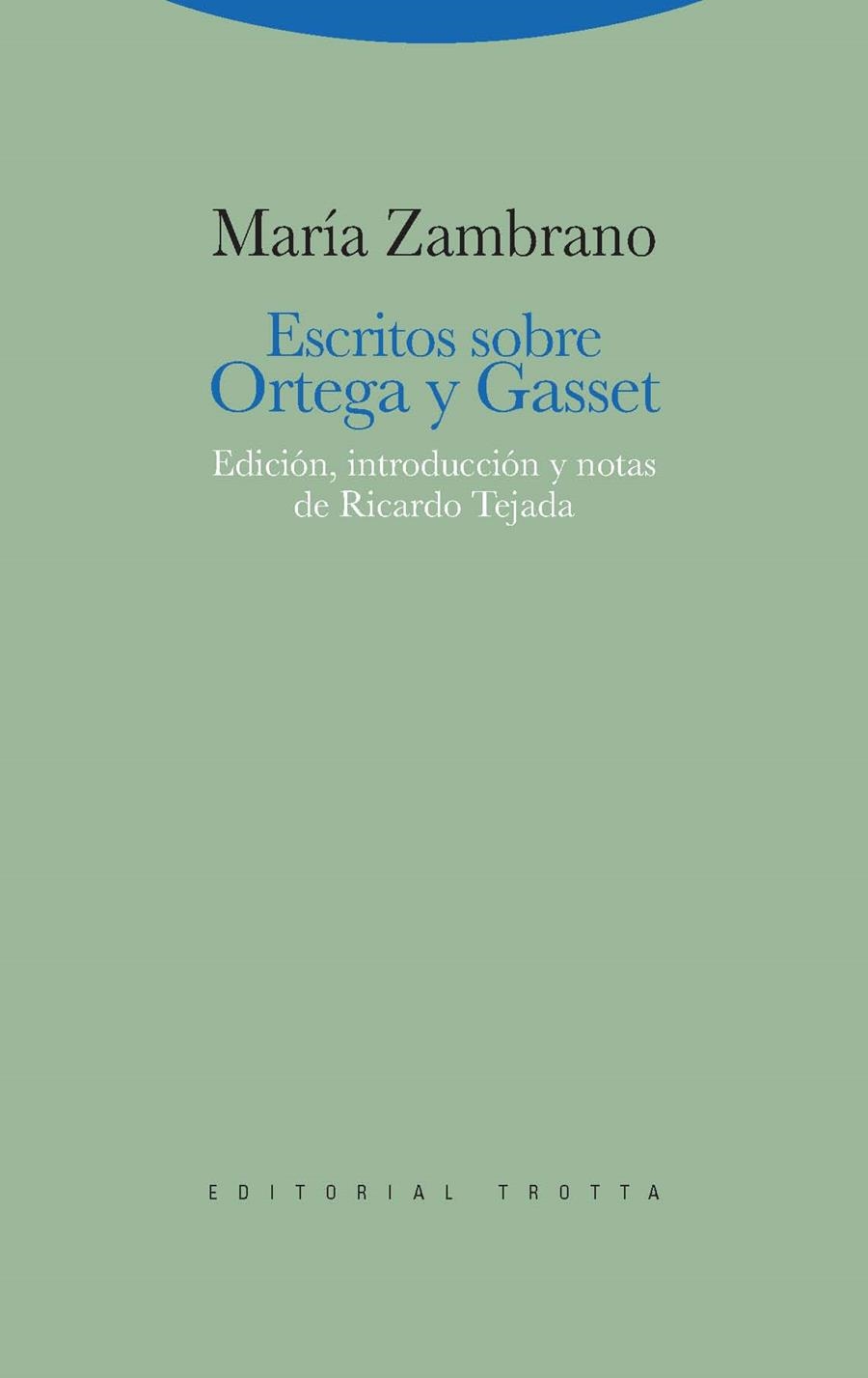 ESCRITOS SOBRE ORTEGA | 9788498792232 | ZAMBRANO,MARIA | Llibreria Geli - Llibreria Online de Girona - Comprar llibres en català i castellà