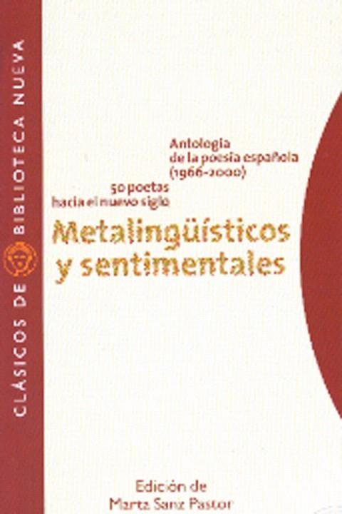 METALINGUISTICOS Y SENTIMENTALES | 9788497425674 | SANZ PASTOR,MARTA | Llibreria Geli - Llibreria Online de Girona - Comprar llibres en català i castellà