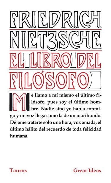 EL LIBRO DEL FILÓSOFO | 9788430602216 | NIETZSCHE,FRIEDRICH | Llibreria Geli - Llibreria Online de Girona - Comprar llibres en català i castellà