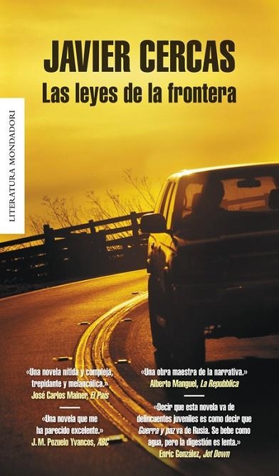 LAS LEYES DE LA FRONTERA | 9788439727637 | CERCAS,JAVIER | Llibreria Geli - Llibreria Online de Girona - Comprar llibres en català i castellà