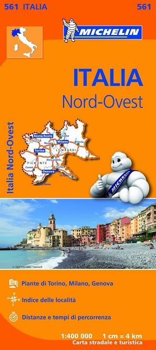 ITALIA NORD-OEST(MAPA REGIONAL MICHELIN-561 ESCALA 1:400 000.EDICION 2013) | 9782067183933 | MICHELIN | Llibreria Geli - Llibreria Online de Girona - Comprar llibres en català i castellà