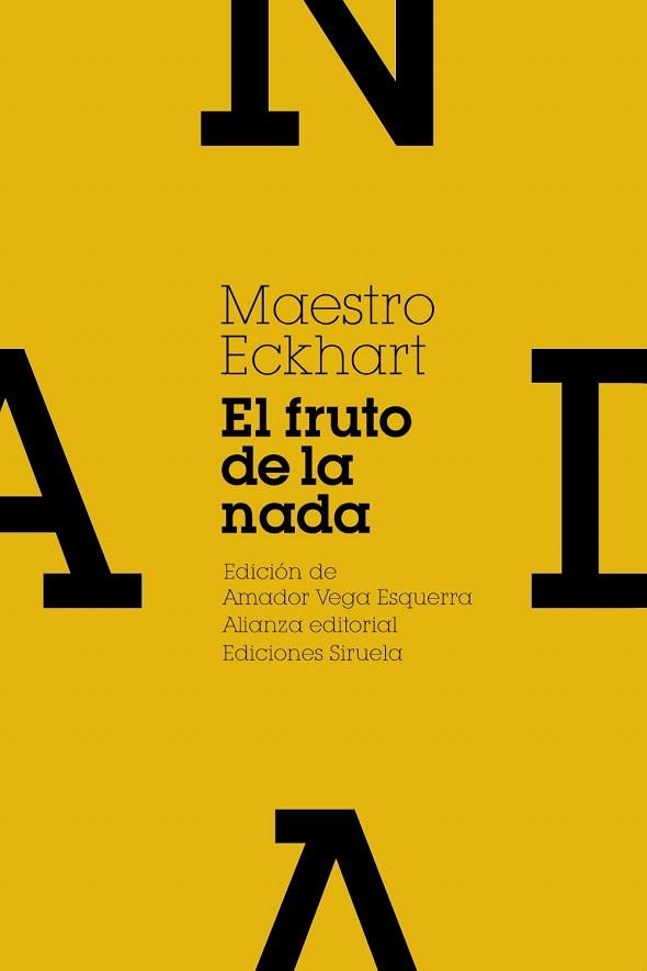 EL FRUTO DE LA NADA Y OTROS ESCRITOS | 9788420654966 | MAESTRO ECKHART | Llibreria Geli - Llibreria Online de Girona - Comprar llibres en català i castellà