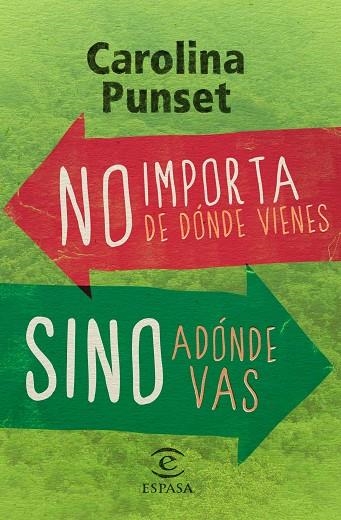 NO IMPORTA DE DÓNDE VIENES,SINO ADÓNDE VAS | 9788467028492 | PUNSET,CAROLINA | Llibreria Geli - Llibreria Online de Girona - Comprar llibres en català i castellà