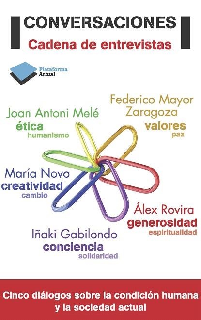 CONVERSACIONES,CADENA DE ENTREVISTAS | 9788415577546 | MELÉ,JOAN ANTONI/MAYOR ZARAGOZA,FEDERICO/NOVO,MARÍA/ROVIRA,ÁLEX | Llibreria Geli - Llibreria Online de Girona - Comprar llibres en català i castellà