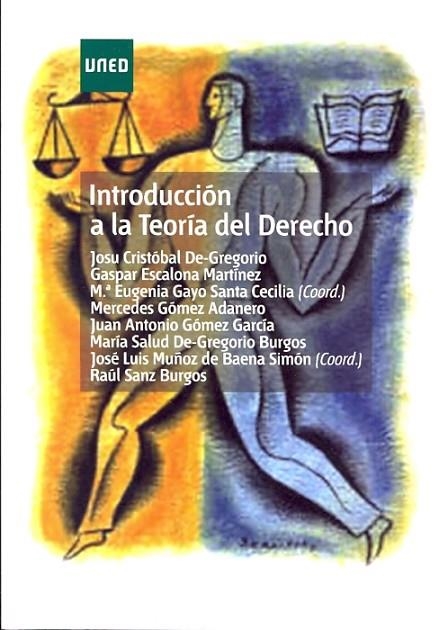 INTRODUCCION A LA TEORIA DEL DERECHO | 9788436260984 | DE GREGORIO,JOSU CRISTOBAL | Libreria Geli - Librería Online de Girona - Comprar libros en catalán y castellano