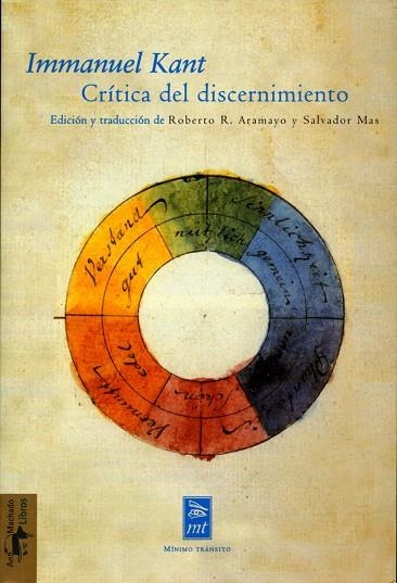 CRITICA DEL DISCERNIMIENTO | 9788477747666 | KANT,IMMANUEL | Llibreria Geli - Llibreria Online de Girona - Comprar llibres en català i castellà