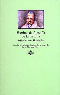 ESCRITOS DE FILOSOFIA DE LA HISTORIA | 9788430929870 | VON HUMBOLDT,WILHELM | Llibreria Geli - Llibreria Online de Girona - Comprar llibres en català i castellà