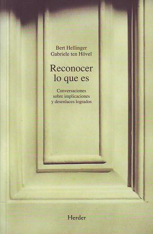 RECONOCER LO QUE ES | 9788425421389 | HELLINGER,BERT | Llibreria Geli - Llibreria Online de Girona - Comprar llibres en català i castellà