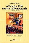 ANTOLOGIA DE LA MUSICA CONTEMPORANIA DEL 1900... | 9788473066471 | HOMS,JOAQUIN | Llibreria Geli - Llibreria Online de Girona - Comprar llibres en català i castellà