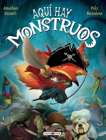 AQUI HAY MONSTRUOS | 9788415893028 | EMMETT,JONATHAN/BERNATENE,POLY | Llibreria Geli - Llibreria Online de Girona - Comprar llibres en català i castellà