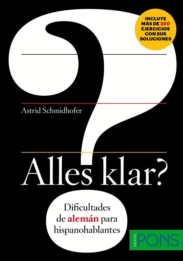 ALLES KLAR? DIFICULTADES DE ALEMÁN PARA HISPANOHABLANTES | 9788484432920 | SCHMIDHOFER,ASTRID | Llibreria Geli - Llibreria Online de Girona - Comprar llibres en català i castellà