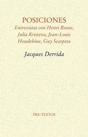 POSICIONES | 9788415576938 | DERRIDA,JACQUES | Llibreria Geli - Llibreria Online de Girona - Comprar llibres en català i castellà