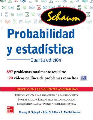 PROBABILIDAD Y ESTADISTICA(4ªED/2014) | 9786071511881 | SPIEGEL | Llibreria Geli - Llibreria Online de Girona - Comprar llibres en català i castellà