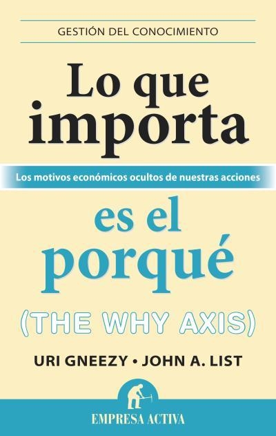 LO QUE IMPORTA ES EL PORQUÉ | 9788492921027 | GNEEZY,URI/LIST,JOHN | Llibreria Geli - Llibreria Online de Girona - Comprar llibres en català i castellà