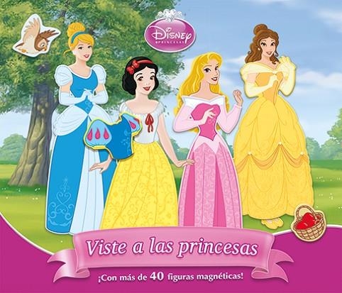 VISTE A LAS PRINCESAS.¡CON MÁS DE 40 FIGURAS MAGNÉTICAS! | 9788499515649 | A.A.V.V. | Llibreria Geli - Llibreria Online de Girona - Comprar llibres en català i castellà