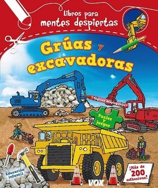 MENTES DESPIERTAS.GRÚAS Y EXCAVADORAS | 9788499740928 | Llibreria Geli - Llibreria Online de Girona - Comprar llibres en català i castellà